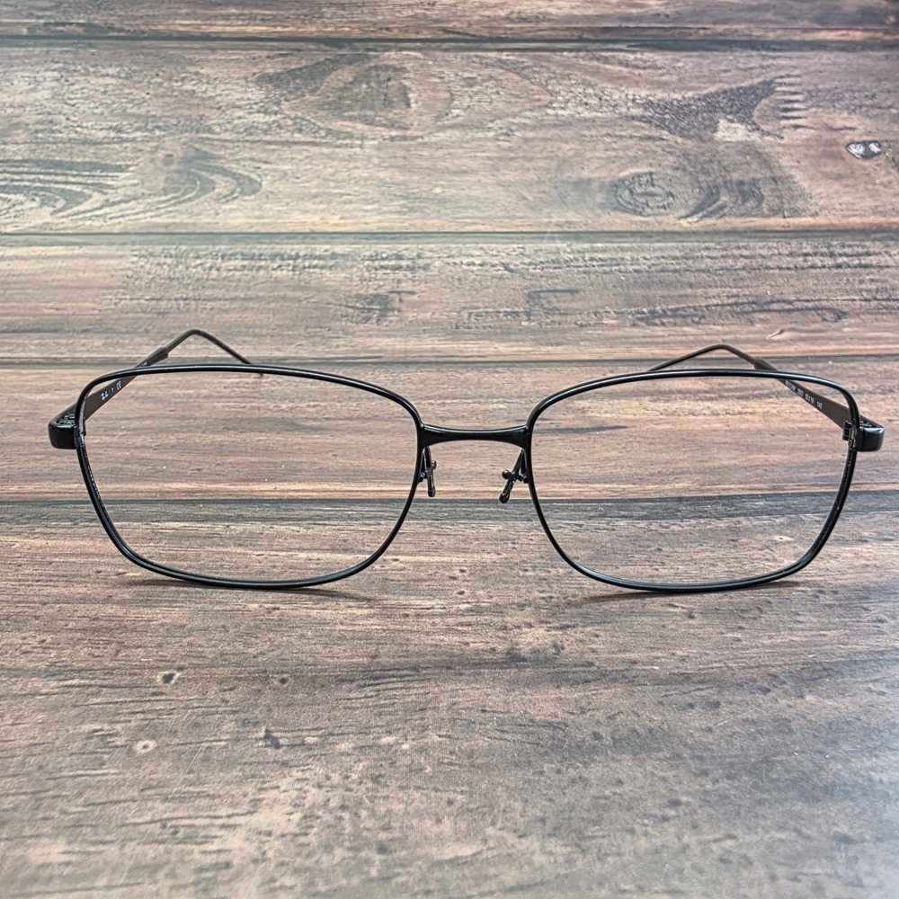 Ray-Ban RB 6336M 2503 Matte Black Rectangular Eyeglasses 53-16-140*READ*